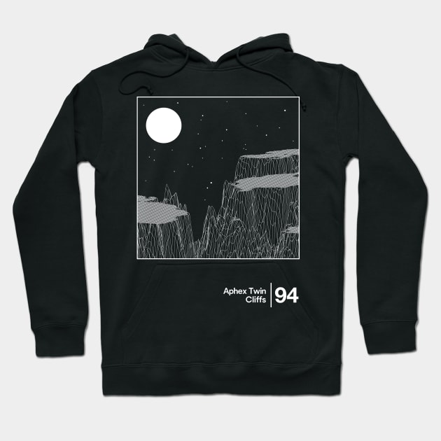 Aphex Twin - Cliffs / Minimalist Style Graphic Design Hoodie by saudade